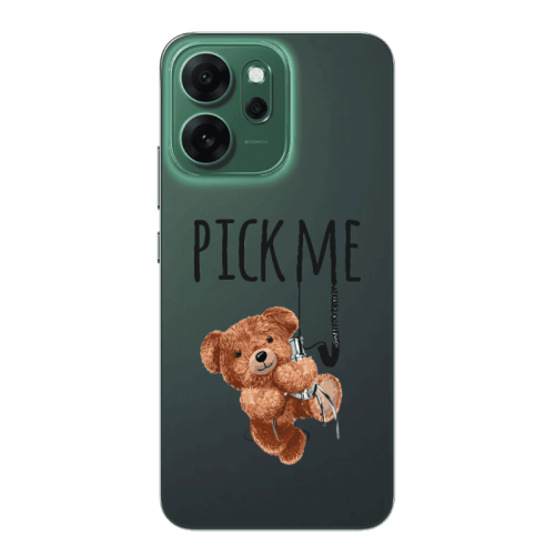 Oppo 14 F Pick me Transparent Silicone TPU Θήκη